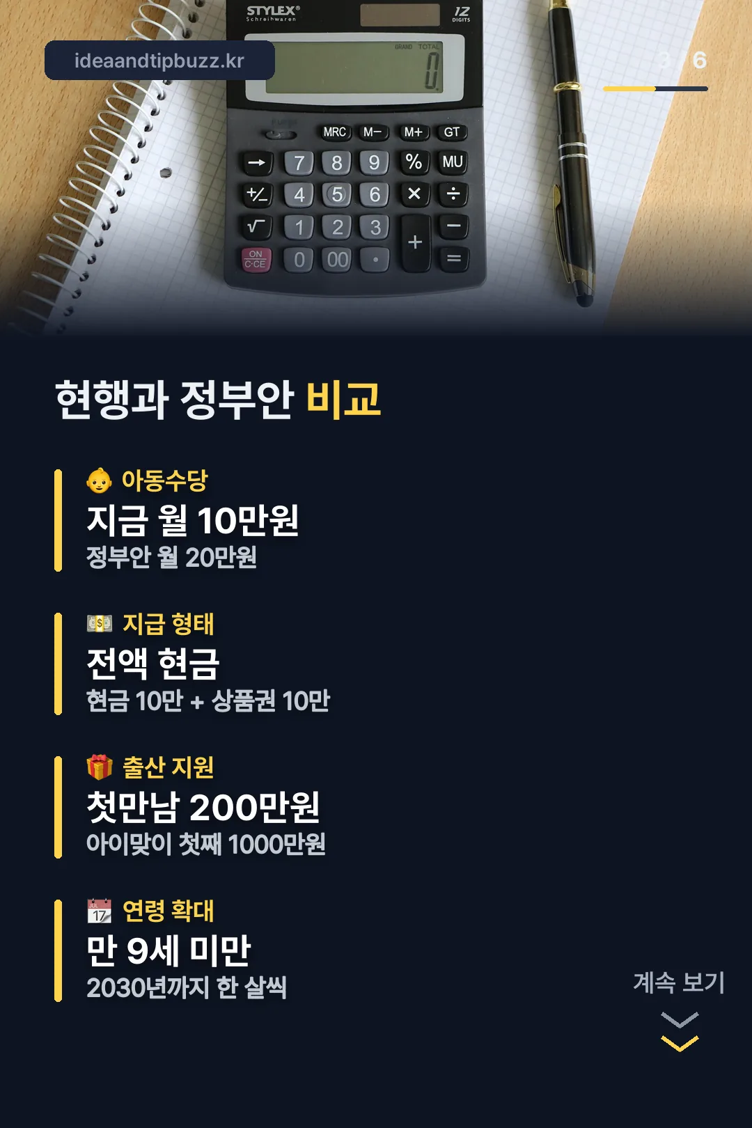 현행과 정부안 비교