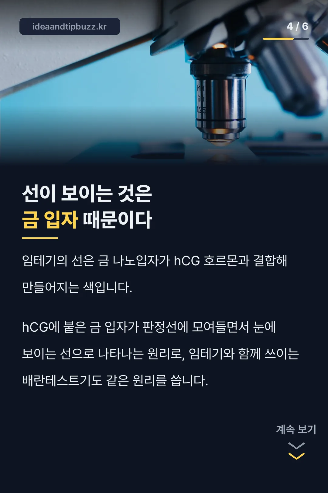 선이 보이는 금 나노입자 원리