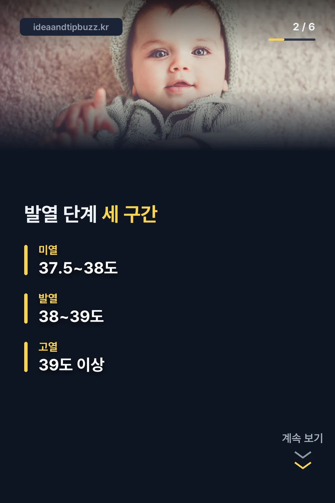 발열 단계 구분